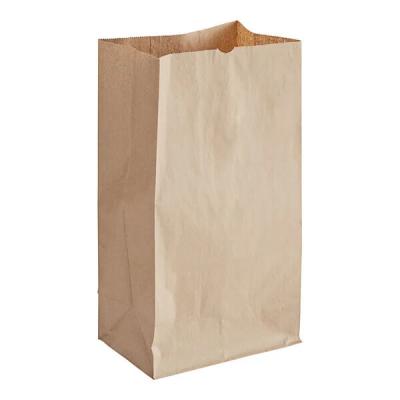 20lb. Kraft Brown SOS Paper Bags  (Shorty) - 500/case